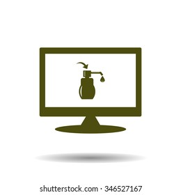 Shower Gel, Liquid Soap, Lotion, Cream, Shampoo, Bath Foam. icon. vector design