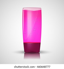Shower gel. Vector illustration