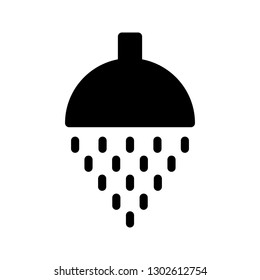 shower glyph icon