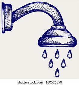 Shower Drawing Images, Stock Photos & Vectors | Shutterstock