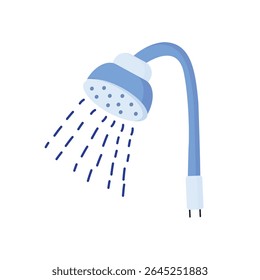 Shower head icon flat vector illustration