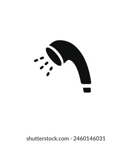 Shower head icon isolated on white background