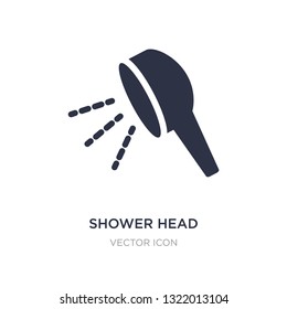 shower head icon on white background. Simple element illustration from Beauty concept. shower head sign icon symbol design.