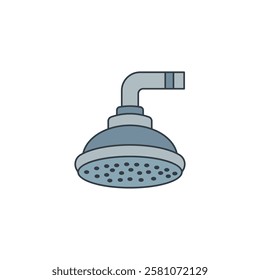 Shower Head icon symbol vector illustration isolated on white background