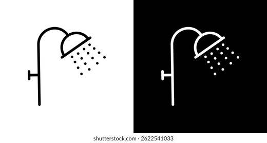 Duschkopf Symbol, Vektorgrafik EPS