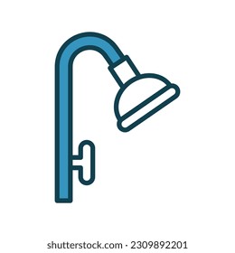 Shower head icon vector on trendy design