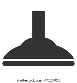 Shower Head icon. Vector style is flat iconic symbol, gray color, white background.