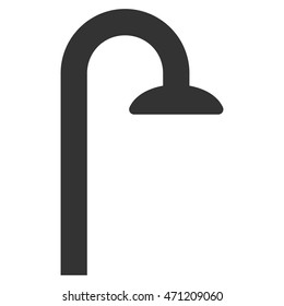 Shower Head icon. Vector style is flat iconic symbol, gray color, white background.