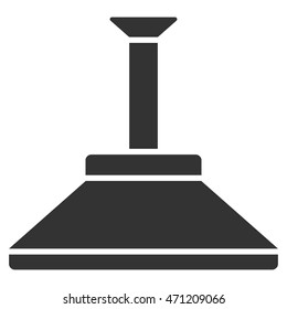 Shower Head icon. Vector style is flat iconic symbol, gray color, white background.