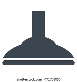 Shower Head icon. Vector style is flat iconic symbol, smooth blue color, white background.