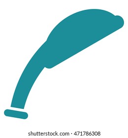Shower Head icon. Vector style is flat iconic symbol, soft blue color, white background.