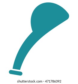 Shower Head icon. Vector style is flat iconic symbol, soft blue color, white background.