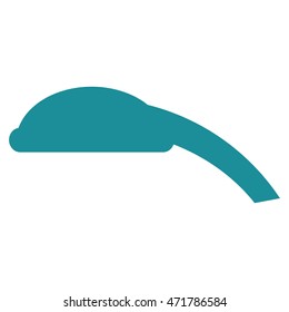 Shower Head icon. Vector style is flat iconic symbol, soft blue color, white background.