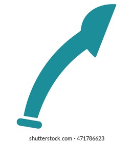 Shower Head icon. Vector style is flat iconic symbol, soft blue color, white background.