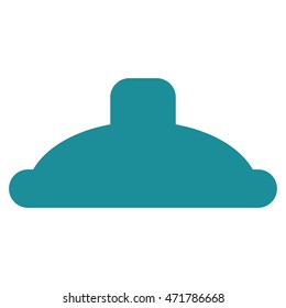 Shower Head icon. Vector style is flat iconic symbol, soft blue color, white background.