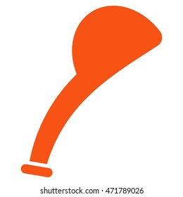 Shower Head icon. Vector style is flat iconic symbol, orange color, white background.