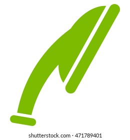 Shower Head icon. Vector style is flat iconic symbol, eco green color, white background.
