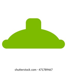 Shower Head icon. Vector style is flat iconic symbol, eco green color, white background.