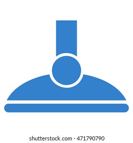 Shower Head icon. Vector style is flat iconic symbol, cobalt color, white background.