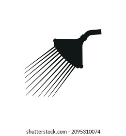 Vektorsymbol des Duschkopf