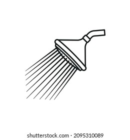 Shower head icon vector symbol
