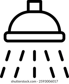 shower head line icon illustration vector