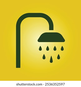 Shower head trendy artwork attractive abstract vector illustration colorful applicable design.eps