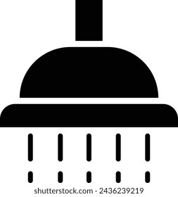 shower head vector icon . bathroom bathing shower symbol in filled, Shower enclosure icon, Bathroom, Washroom and Toilet Housewares Products Icons take bath icon, on transparent background.