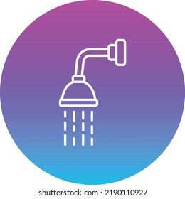 Shower Head vector icon. Can be used for printing, mobile and web applications.