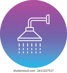 Shower Head vector icon. Can be used for printing, mobile and web applications.