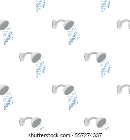 Shower icon in cartoon style isolated on white background. Hotel symbol stock vector illustration.