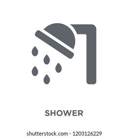 Shower icon. Shower design concept from  collection. Simple element vector illustration on white background.