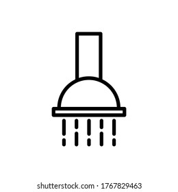 shower icon design template. Trendy style, vector eps 10