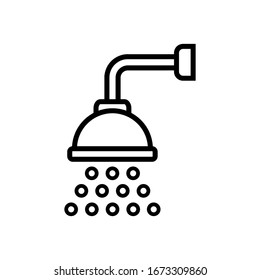 Shower Icon Design Vector Template