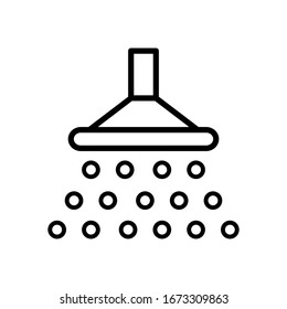 shower icon design vector template