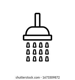 shower icon design vector template
