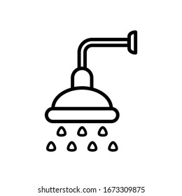 Shower Icon Design Vector Template