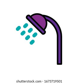 shower icon design vector template