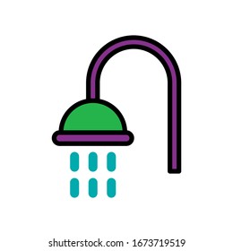 shower icon design vector template