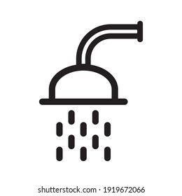 Shower Icon Design Vector Template Illustration