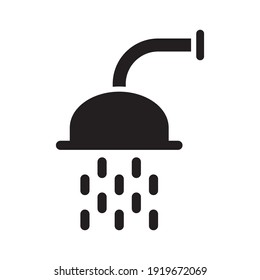 Shower Icon Design Vector Template Illustration