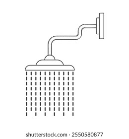 Shower Icon Design Vector Template Illustration