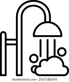 Shower Icon Element For Design
