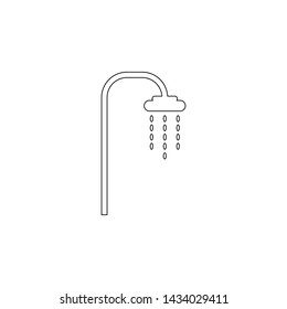 shower icon. Element of web for mobile concept and web apps icon. Outline, thin line icon for website design and development, app development