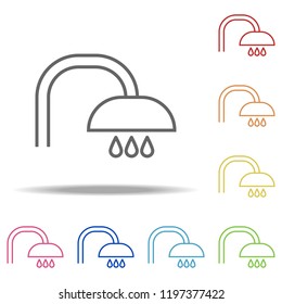 shower icon. Elements of Web in multi colored icons. Simple icon for websites, web design, mobile app, info graphics