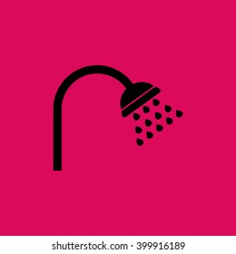 Shower Icon. Eps-10.