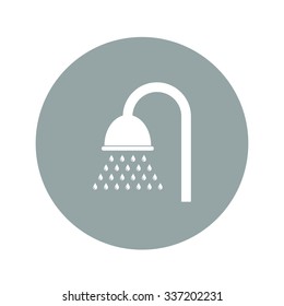 Shower icon. Flat design style eps 10