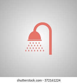 Shower icon. Flat design style eps 10