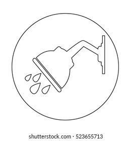 shower icon illustration design