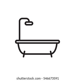shower icon illustration isolated vector sign symbol